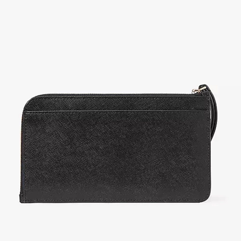 Kate Spade Lucy Medium L-Zip Wristlet
COLOR:
Black (Non Glitter)
NWT - Picture 3 of 16